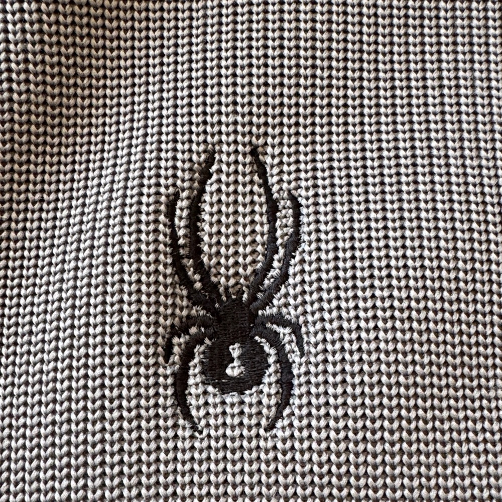 Spyder‎ Men's Charcoal Zip-Up Sweater - Picture 2 of 6
